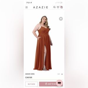 Azazie Cora Bridesmaid dress